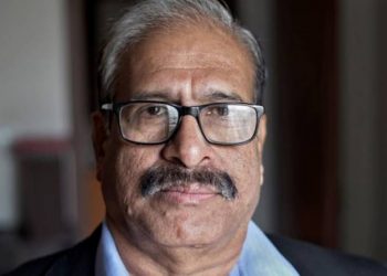 P.C. Mohanan, former acting chairman of National Statistical Commission (NSC), poses after his interview with Reuters at in New Delhi, February 2, 2019. (REUTERS)
