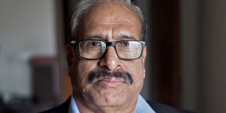 P.C. Mohanan, former acting chairman of National Statistical Commission (NSC), poses after his interview with Reuters at in New Delhi, February 2, 2019. (REUTERS)