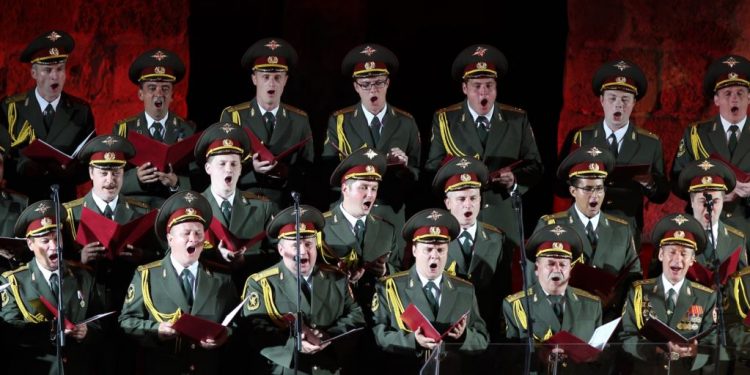 Representational Image of a Russian Army Choir