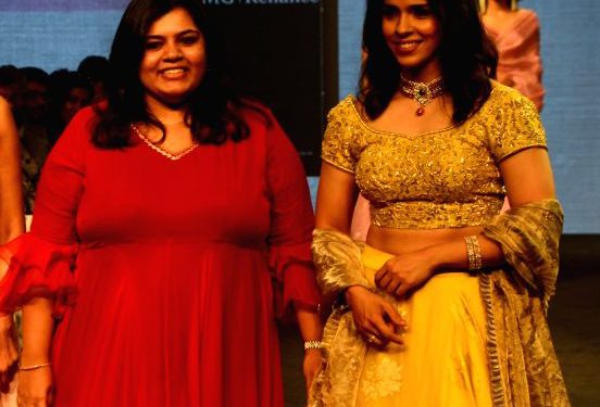 Saina Nehwal at the fashion show in New Delhi