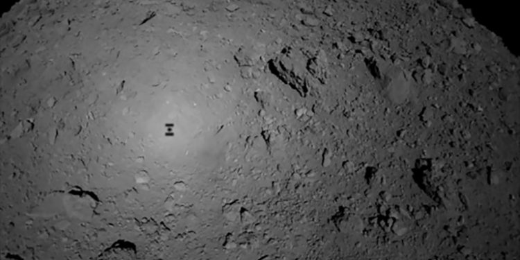 The Ryugu asteroid is thought to contain clues about the origins of life (AFP)