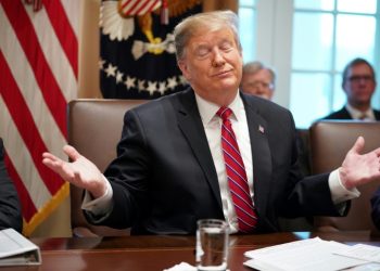 US President Donald Trump is considering a compromise federal spending bill that funds border security, but he must sign it by midnight February 15, 2019 in order to avoid a partial government shutdown (AFP)