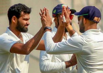 Aditya Sarwate (L) was the star performer for Vidarbha