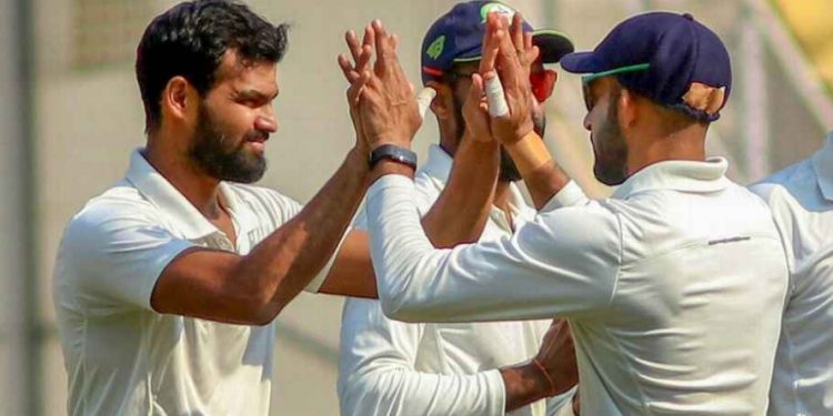 Aditya Sarwate (L) was the star performer for Vidarbha