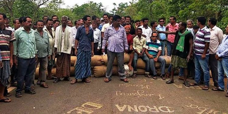 Farmers strike at Kukridima