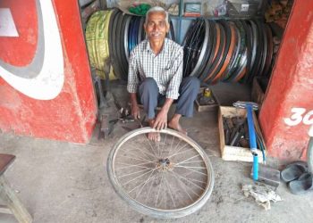 Cycling life with hard work ...and bit of luck