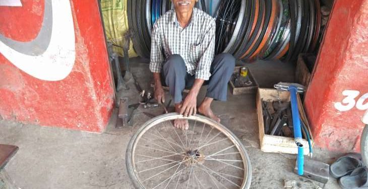 Cycling life with hard work ...and bit of luck