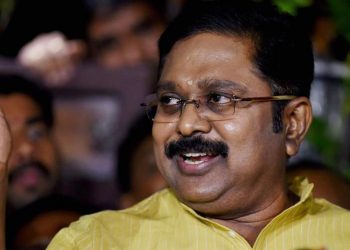 A file photo of Amma Makkal Munnetra Kazhagam leader TTV Dhinakaran.