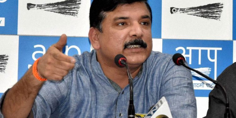 Senior AAP leader Sanjay Singh (pictured) hopes that Valmiki wins and becomes the first transgender to become the Member of Parliament.