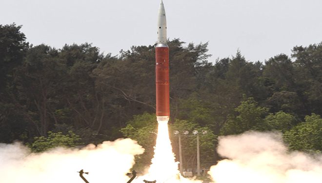 India's ASAT test. File Pic.