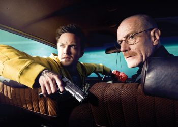 Bryan Cranston and Aaron Paul from Breaking Bad