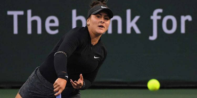 Andreescu grabbed a slice of history when she became the first wild card to reach the women's final in the California desert.