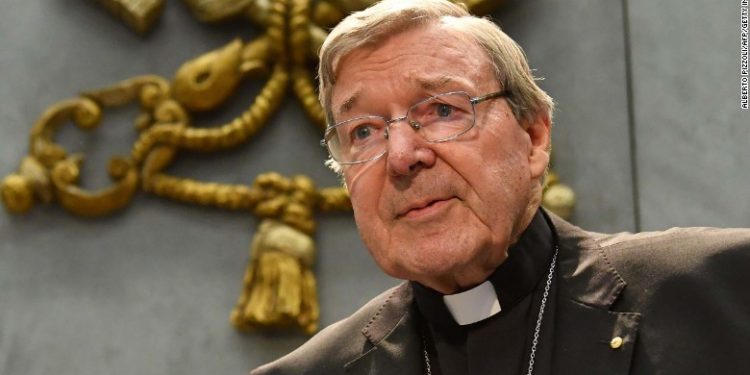 The announcement comes a week after disgraced Australian Cardinal George Pell (pictured) was sentenced in Melbourne to six years in prison for the sexual abuse of two choirboys.