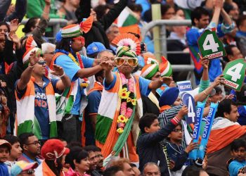 The Bharat Army started with four fans bumping into each other throughout the 1999 World Cup in the UK. Since then, thanks to the four men's efforts, it has grown manifold. (Image: Getty)