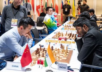 Another excellent result by a depleted Indian team means they will remain in the thick of things with five rounds still to come in the premier team event of the world.