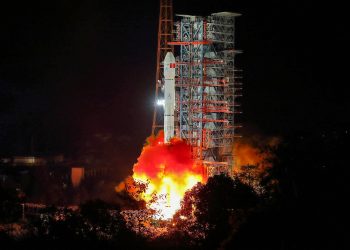 A Long March-3B rocket carrying Chang'e 4 lunar probe takes off from the Xichang Satellite Launch Center in Sichuan province, China December 8, 2018. (REUTERS)