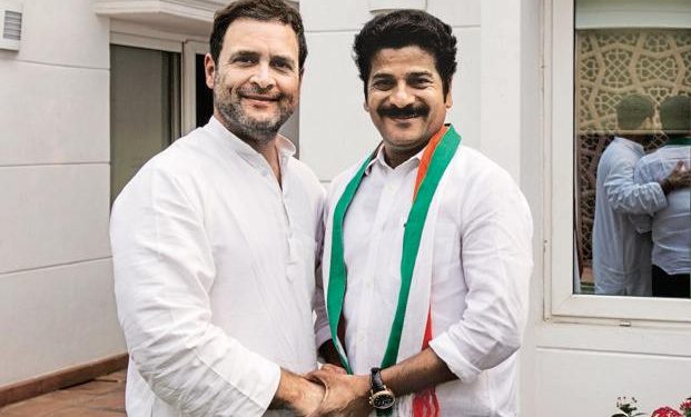The party has fielded state Congress working president and former MLA A Revanth Reddy (pictured) from Malkajgiri Lok Sabha seat.