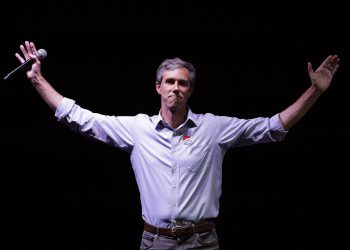 FILE - In this Nov. 6, 2018, file photo, Rep. Beto O'Rourke, D-Texas, the 2018 Democratic Candidate for U.S. Senate in Texas, makes his concession speech at his election night party in El Paso, Texas. O'Rourke formally announced Thursday that he'll seek the 2020 Democratic presidential nomination, ending months of intense speculation over whether he'd try to translate his newfound political celebrity into a White House bid. (AP Photo/Eric Gay, File)