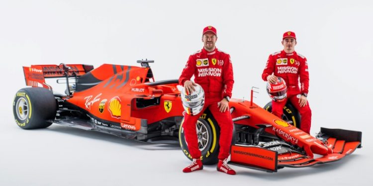 Philip Morris re-entered F1 through its scientific research subsidiary and branded Ferrari cars with its 'Mission Winnow' logo (AFP)