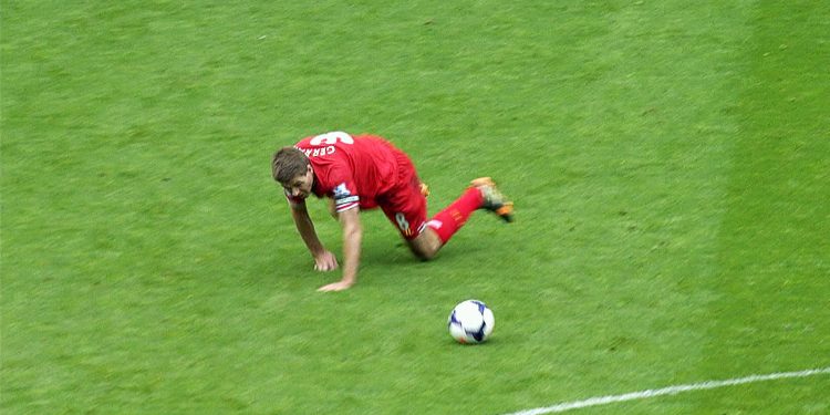 The former Liverpool captain's infamous slip against Chelsea helped Manchester City win the title in 2013-14.