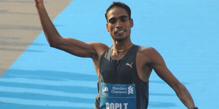 The 30-year-old Gopi clocked his personal best time of 2 hours 13 minutes 39 seconds in the marathon.