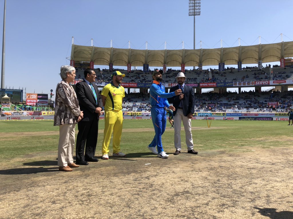 India vs Australia 3rd ODI India win toss, choose to bowl OrissaPOST