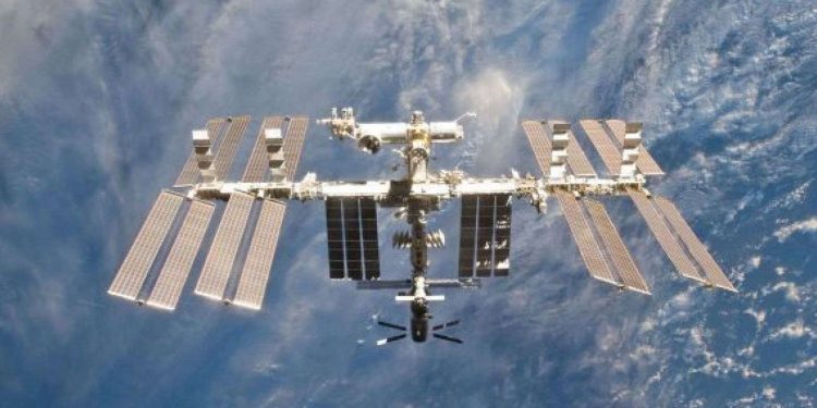 The ISS has been orbiting the Earth at roughly 28,000 kilometres per hour since 1998.