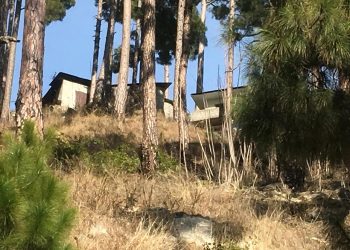 A building, which according to residents is a madrasa is seen near to the site where Indian military aircrafts released payload in Jaba village, Balakot, Pakistan February 28, 2019. (REUTERS)