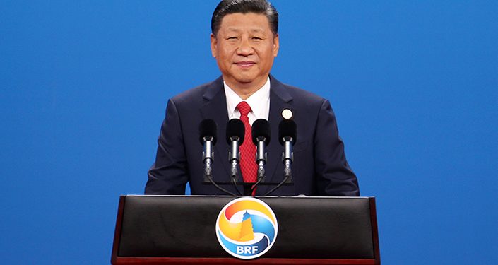 Chinese President Xi Jinping at the Belt and Road Forum (BRF) (AP)