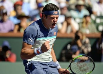 Raonic beat the 19-year-old Serb 6-4, 6-3 Thursday to reach the semifinals.