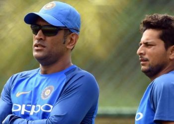 Yadav, who is quite vocal in his admiration for Dhoni, said he feels lucky to play alongside the iconic keeper-batsman, who led India to two world titles.