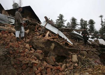 Landslide in Kashmir-Leh NH