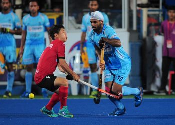 Simranjeet Singh was the lone field goal scorer for India in the final against Korea in Ipoh, Malaysia, Saturday    