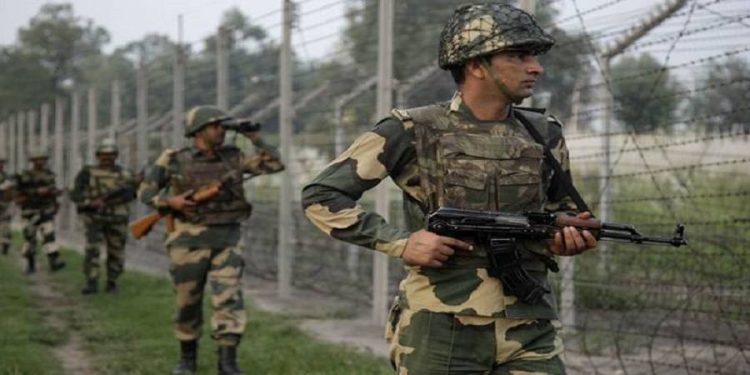 Line of Control close to the Uri sector in Jammu and Kashmir