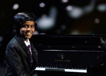 Lydian’s unprecedented victory also landed him on Ellen DeGeneres’ show where he stunned the audience by playing the piano blindfolded.