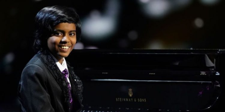 Lydian’s unprecedented victory also landed him on Ellen DeGeneres’ show where he stunned the audience by playing the piano blindfolded.