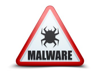 Malware Attention Hazard sign