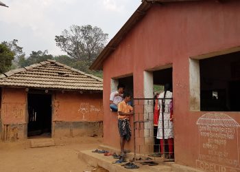 A  view of Baragoda village under the Banspal Block of Keonjhar district