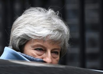 British Prime Minister Theresa May pledged to step down if MPs back her EU divorce deal (AFP)