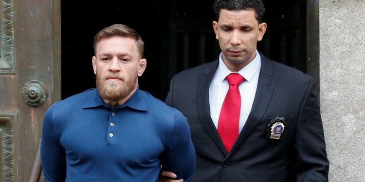 The Irish mixed martial artist was taken into custody Monday. (Image: Reuters)