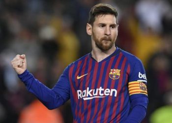 Messi's appearance was his 443rd for Barcelona in La Liga.