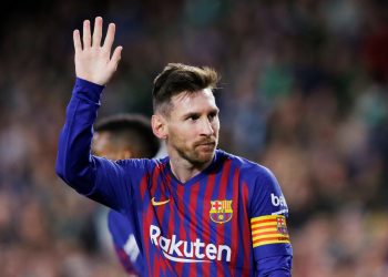 Messi's treble, his second in a month in Seville, fourth of the season and 51st of his career, moves Barca 10 points clear of Atletico Madrid with 10 games left to play.