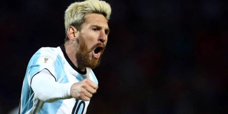 With 65 goals in 128 appearances, Messi is Argentina's all-time top goalscorer.