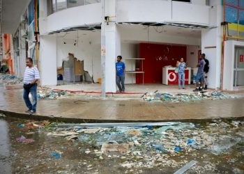 The city of Beira in central Mozambique bore Cyclone Idai's full wrath on Thursday before the storm barrelled on to neighbouring Zimbabwe (AFP)