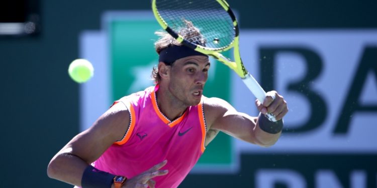 World No.2 Nadal overpowered Serbian qualifier Filip Krajinovic 6-3, 6-4  Wednesday to book his quarterfinal berth in one hour and 26 minutes. (Image: Reuters)