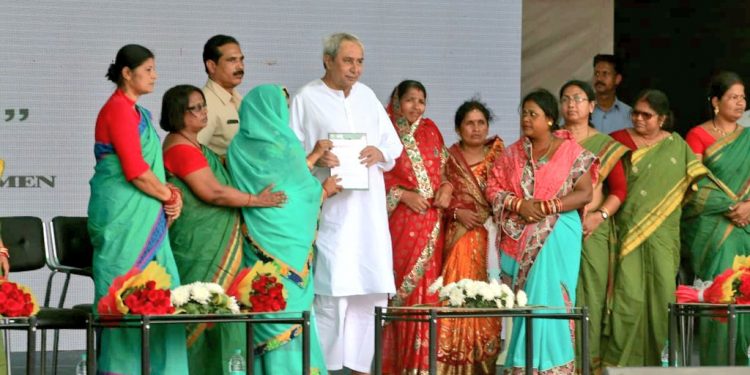 The BJD president said the ‘historic step’ would lead the way in empowering women in the country. (Image:  @Naveen_Odisha)