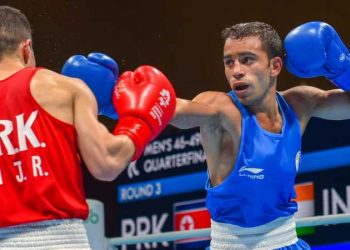 Amit Panghal (pictured) will be making his competitive debut in the 52kg category. (Image: PTI)