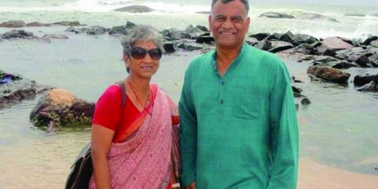 Abhinandan's parents Simhakutty Varthaman and Shobha Varthaman