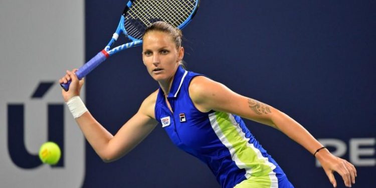 Pliskova beat Halep 7-5, 6-1 to book a berth in the final. (Image: Reuters)