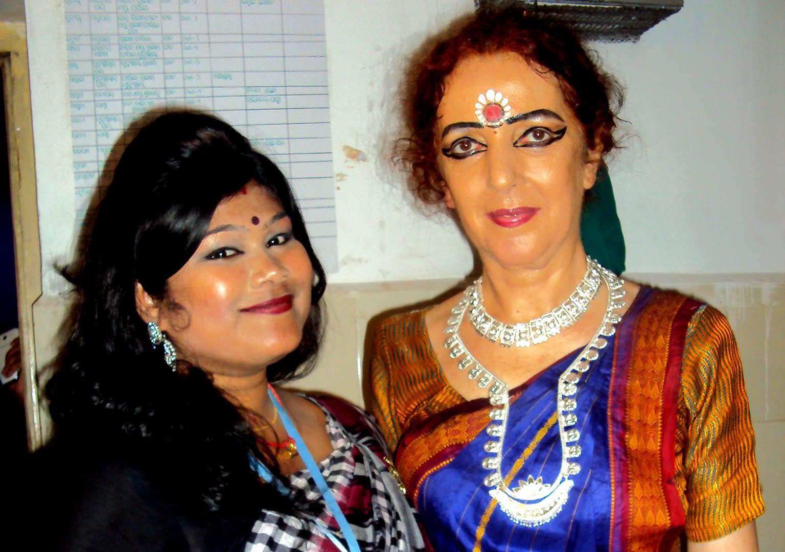 Priyadarshini Nayak with Ileana Citaristi